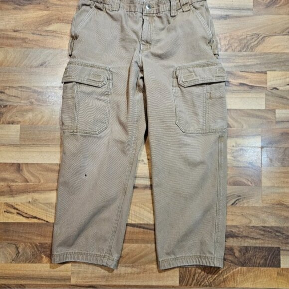 Duluth Trading Co Work Pants 38x30 Tan Canvas Cargo - Picture 5 of 12